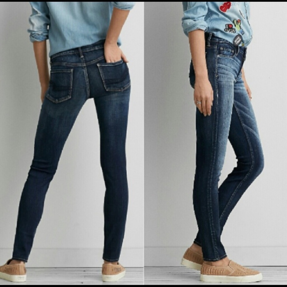 A & E Skinny Super Stretch Jeans Sz 8 Reg